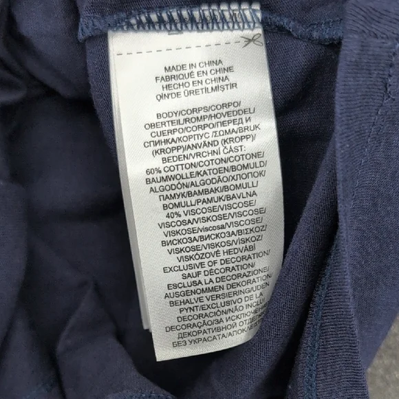 Polo by Ralph Lauren Navy Long Sleeve Tee - Picture 5 of 6